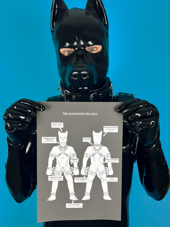 Annotated Sex Dog -Blackstyle- (A4 Print)