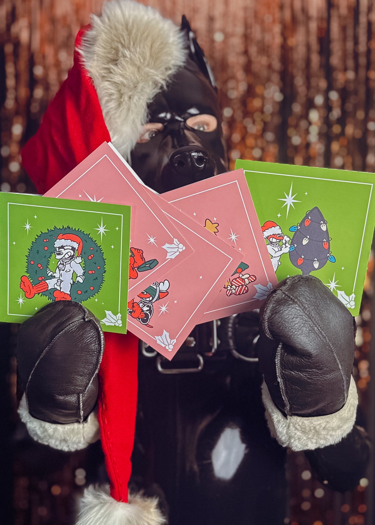 "Holiday Dogs" Christmas Cards 2026 (5 Pack)