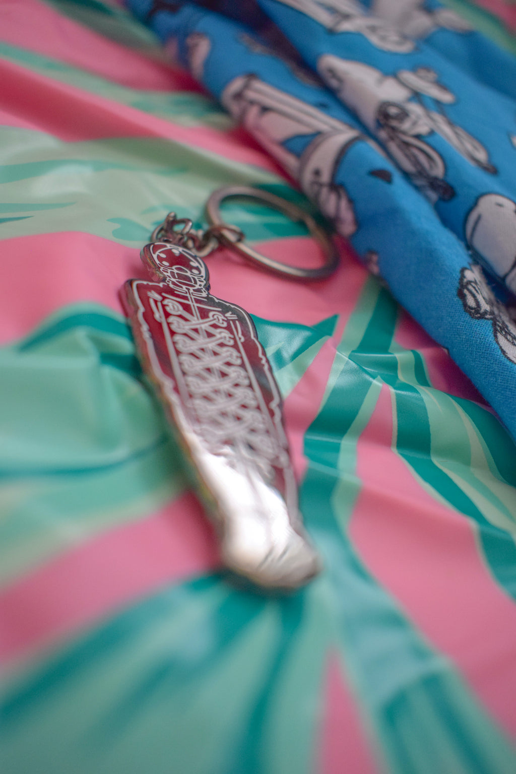 Rubber Sleepsack Keychain