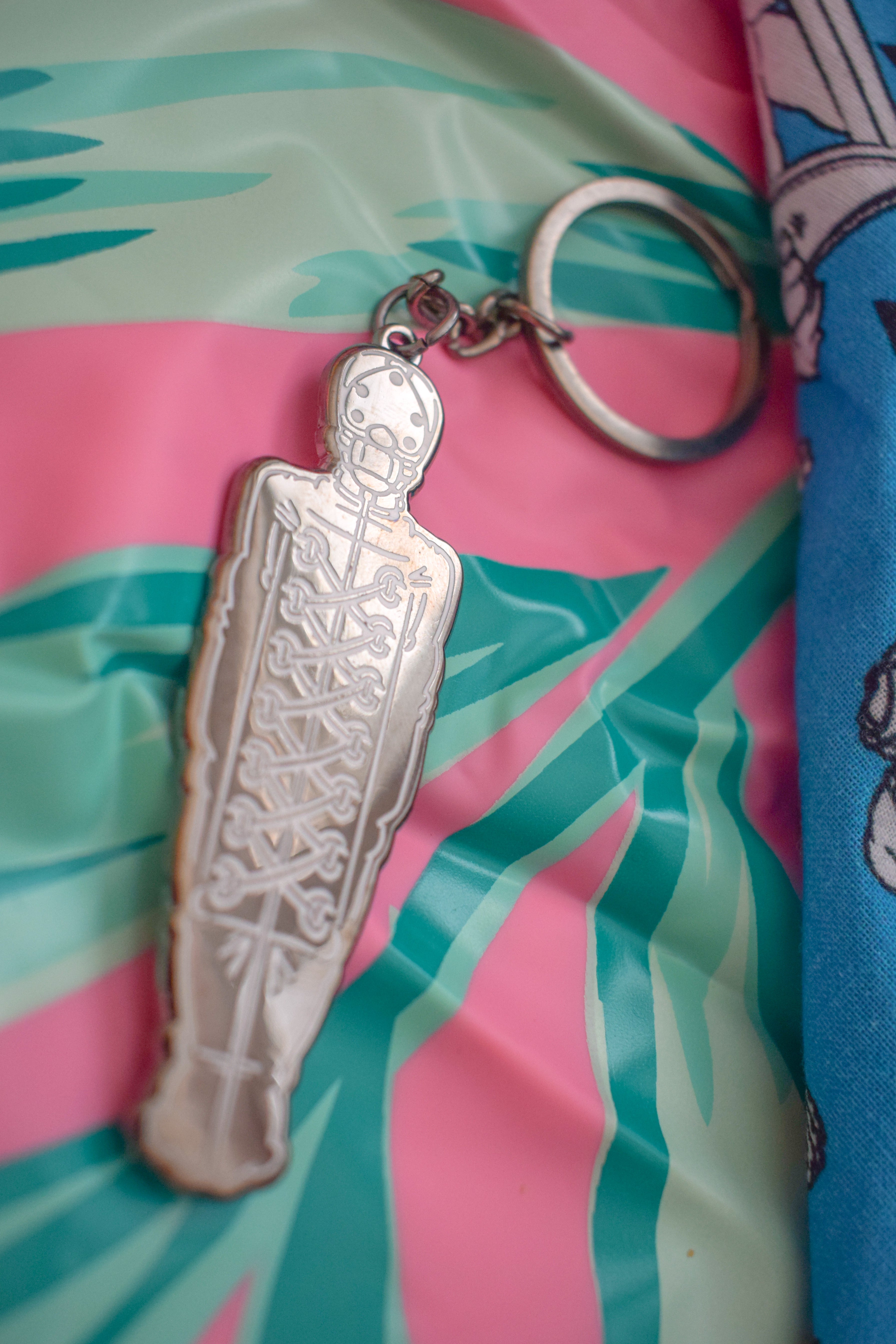 Rubber Sleepsack Keychain