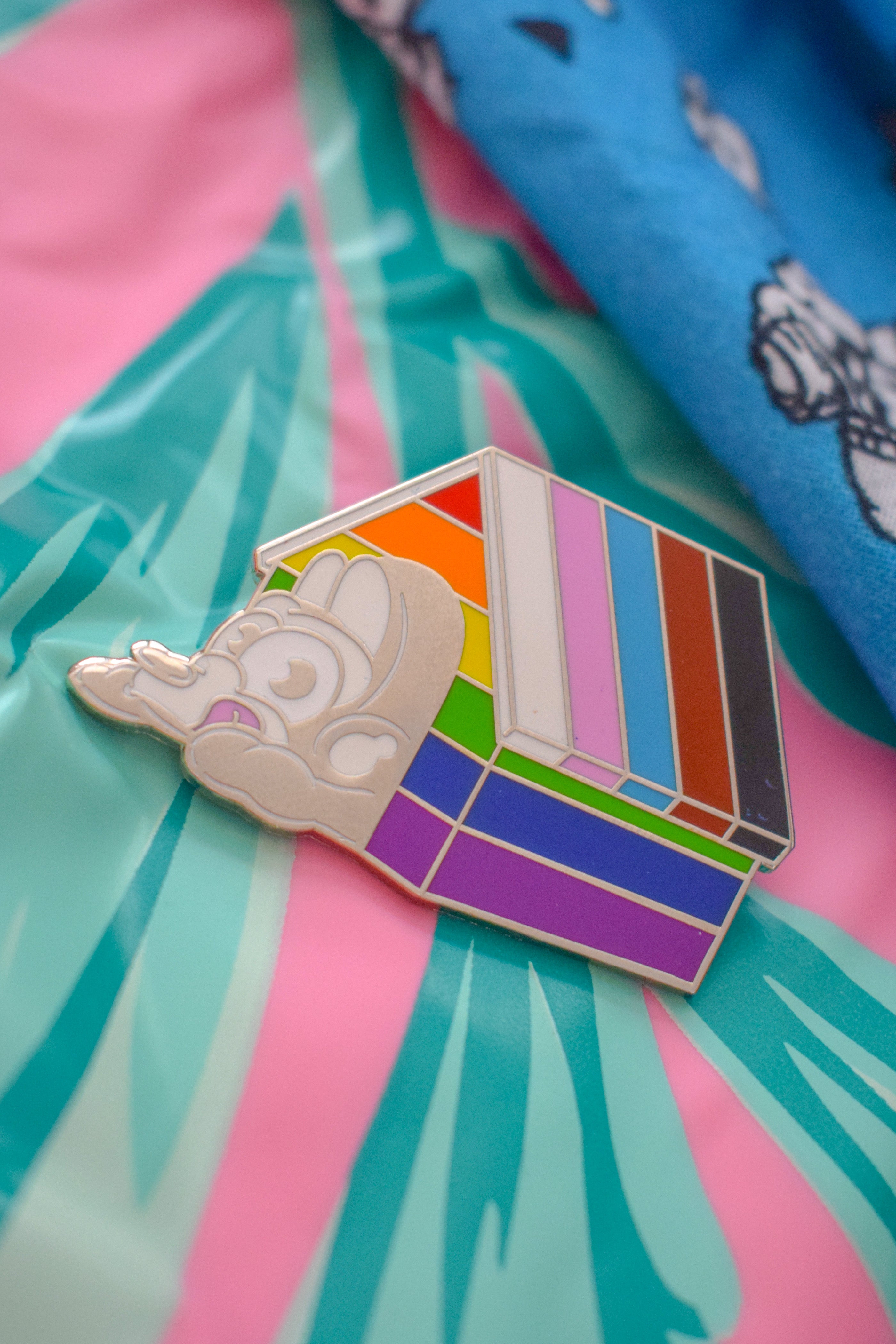 Pride Puppy Enamel Pin