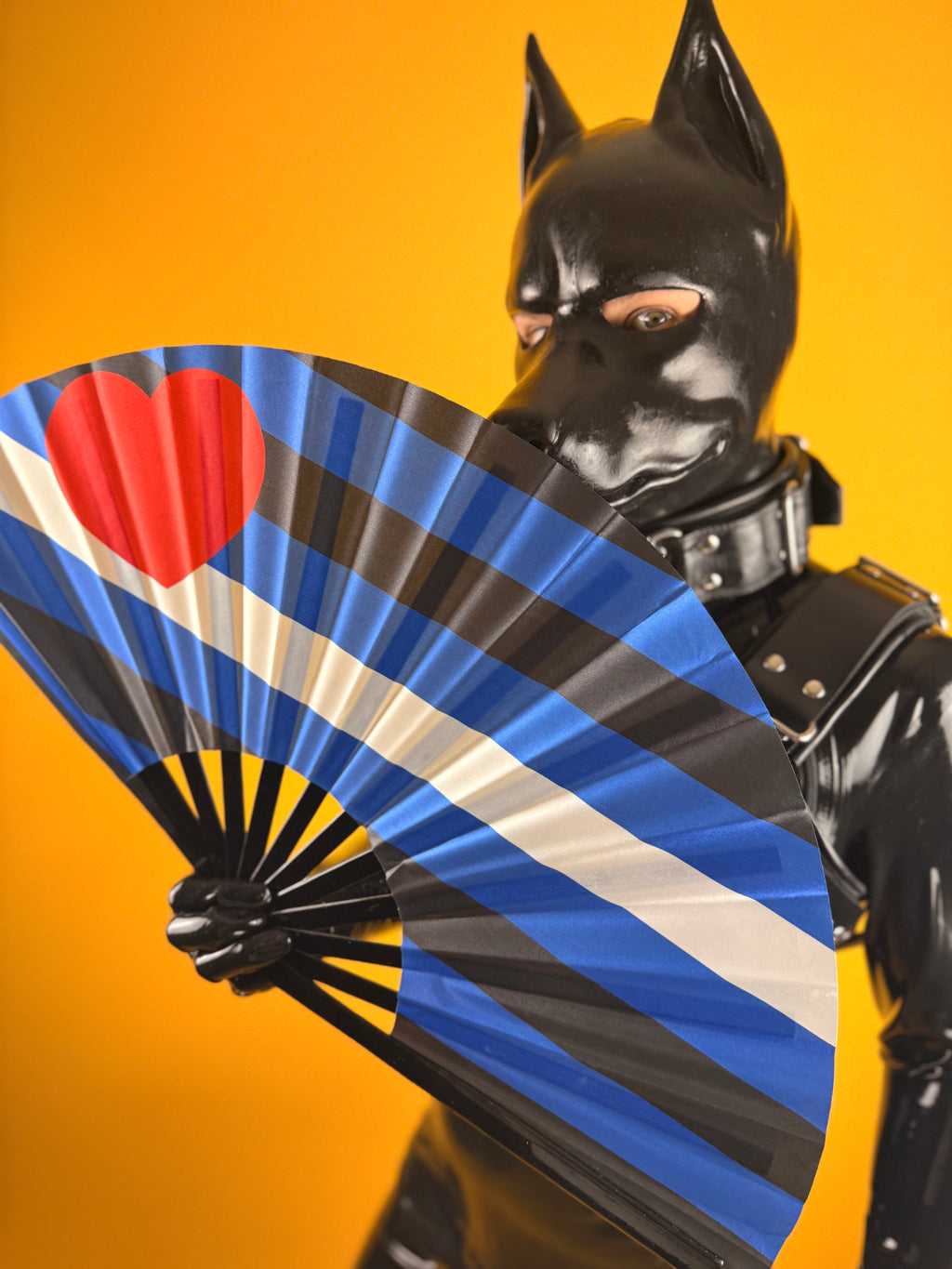 Leather Pride Oversized Fan
