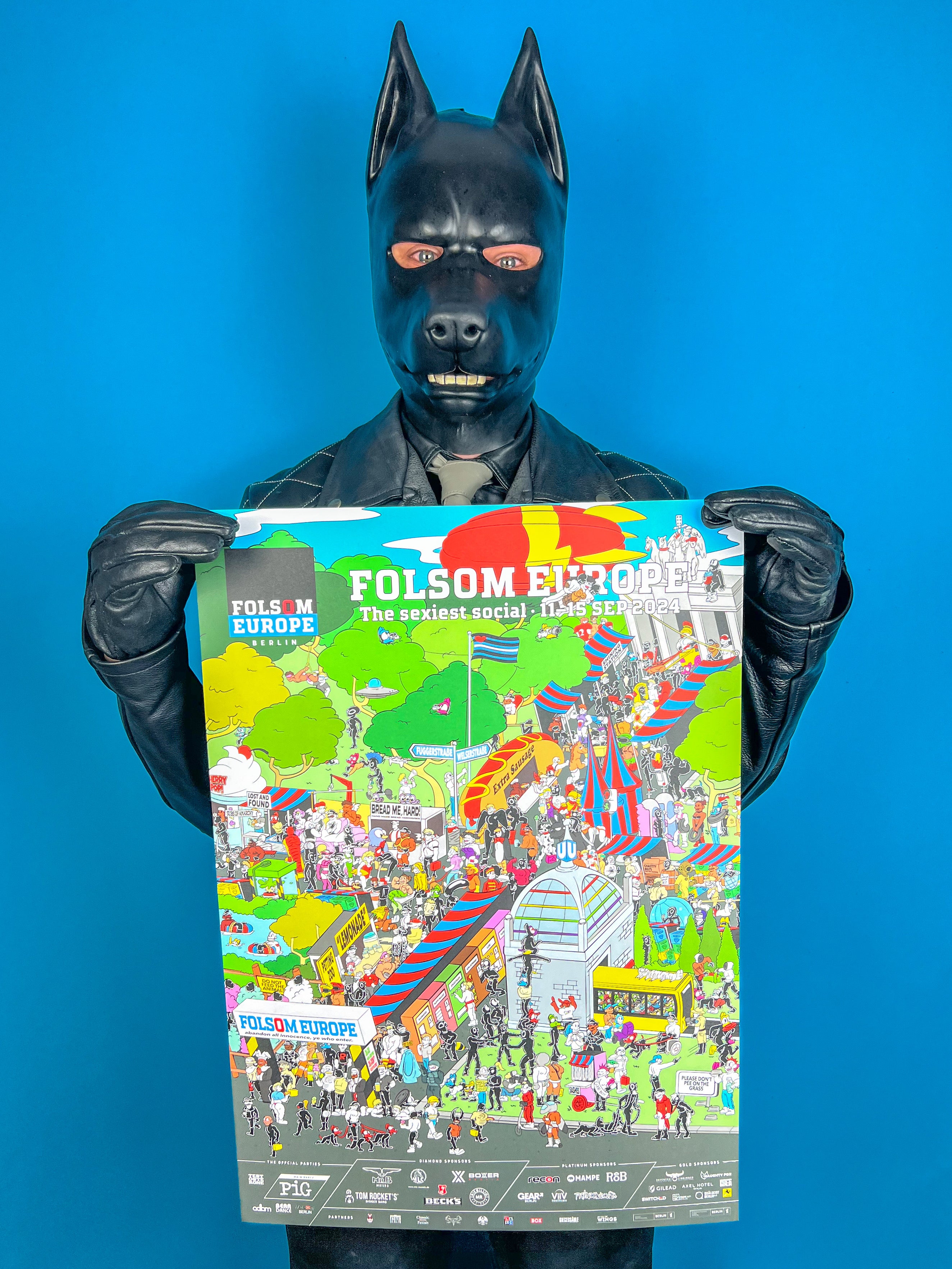 Folsom Europe 2024 (A2 Print) – SpacePupSilver