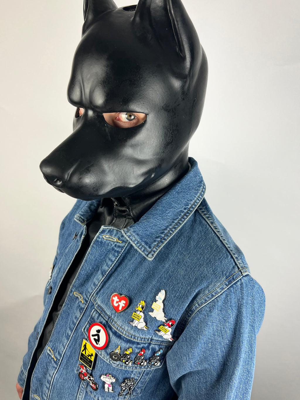 Emotional Support Dog Enamel Pin (RED)