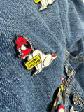 Emotional Support Dog Enamel Pin (RED)