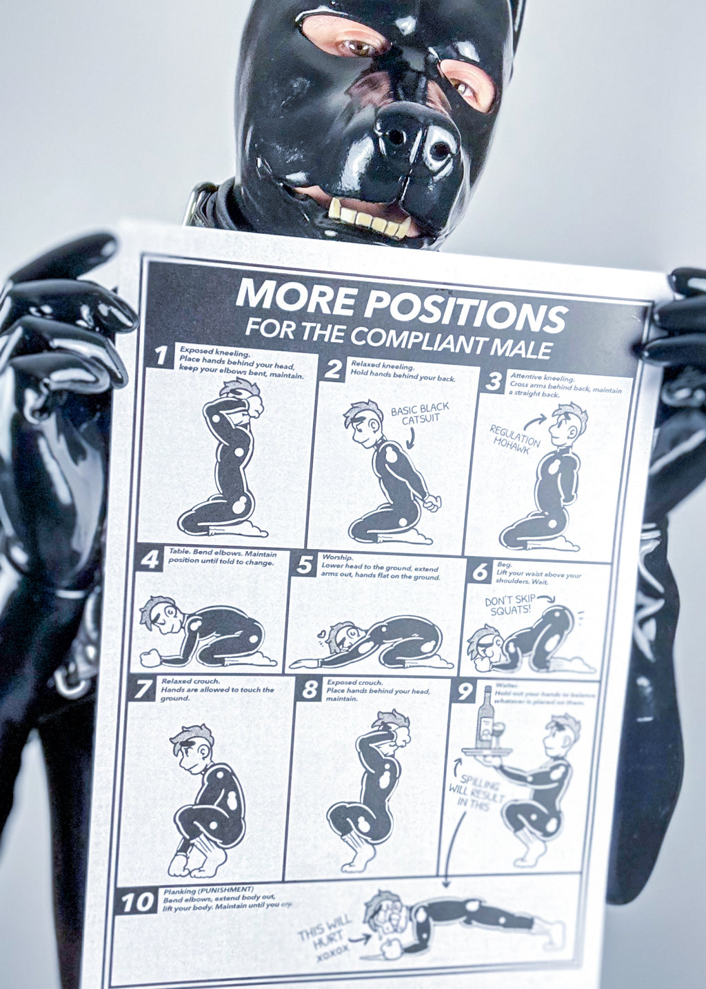 More Positions for the Compliant Male (A3 Print)