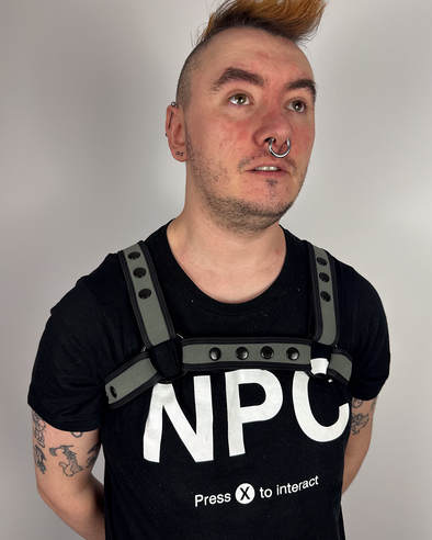 Grey Neoprene Harness (Mr S)