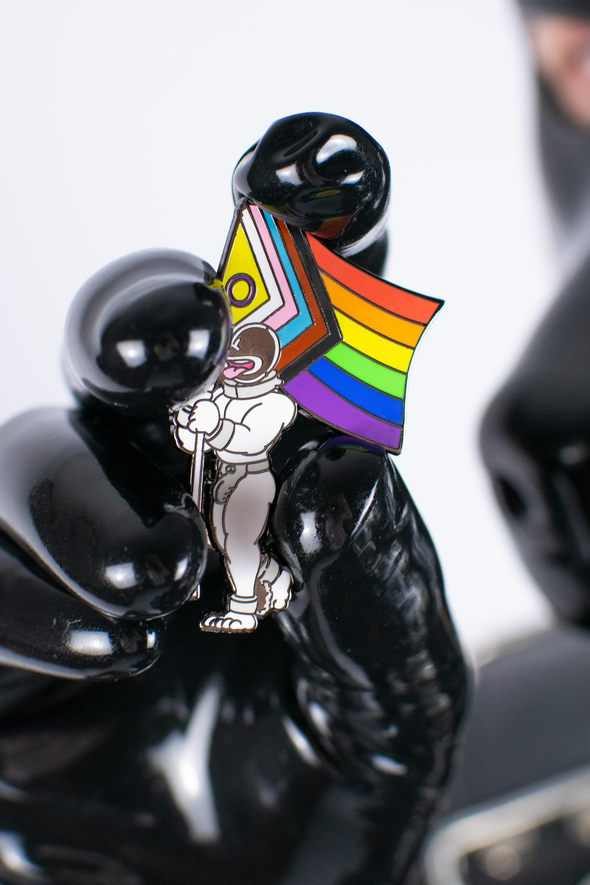 Gimp Pride Enamel Pin