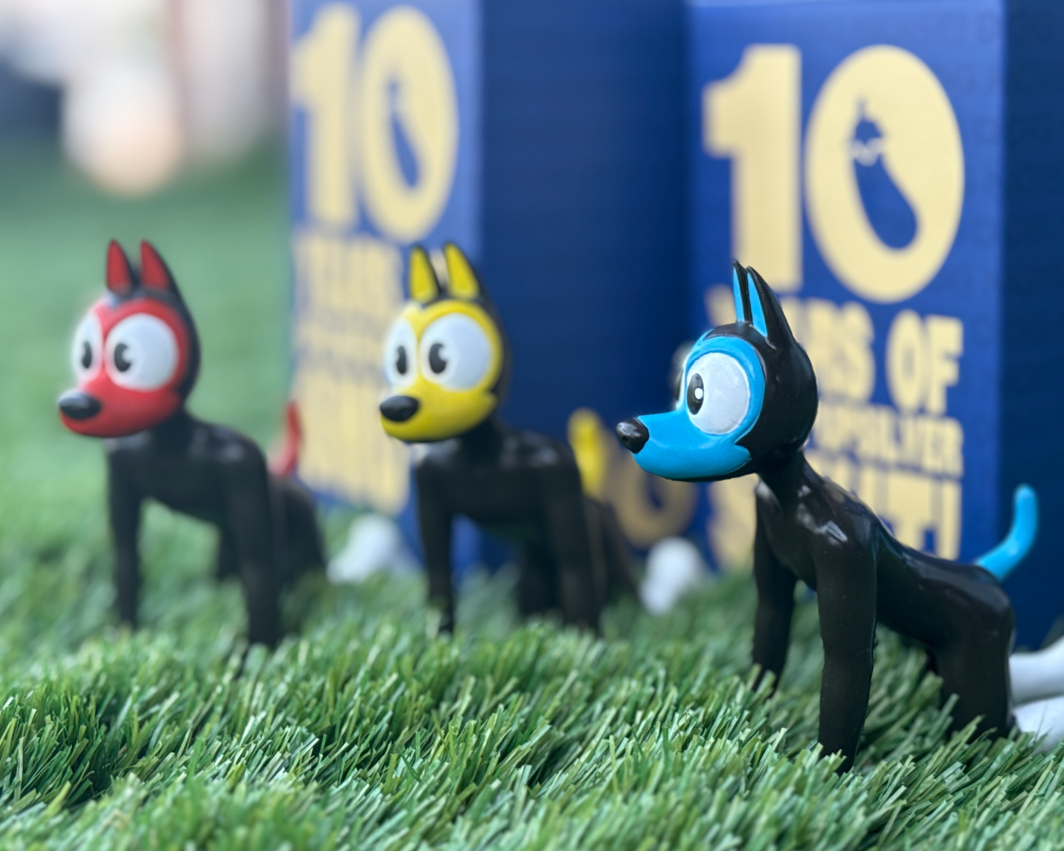 Yellow Miniature Puppy Figure