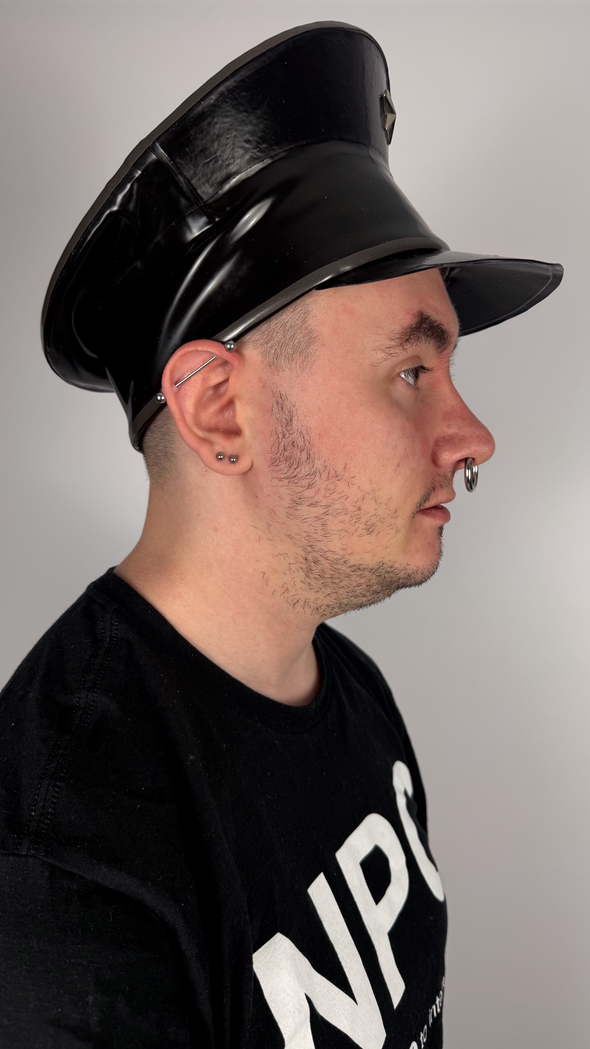 Latex Military Hat