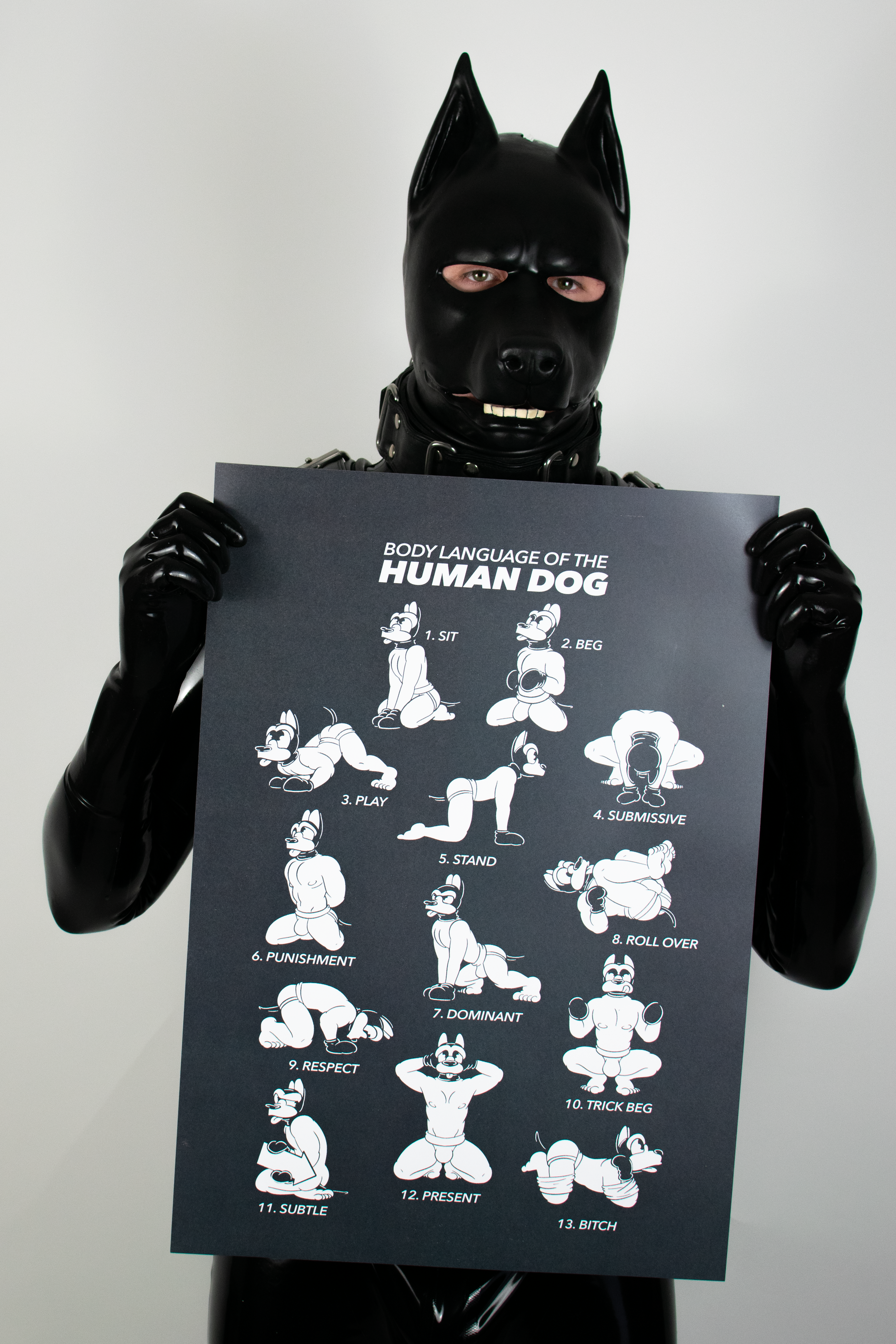 Body Language -Neoprene Style- (A2 Print/Black)