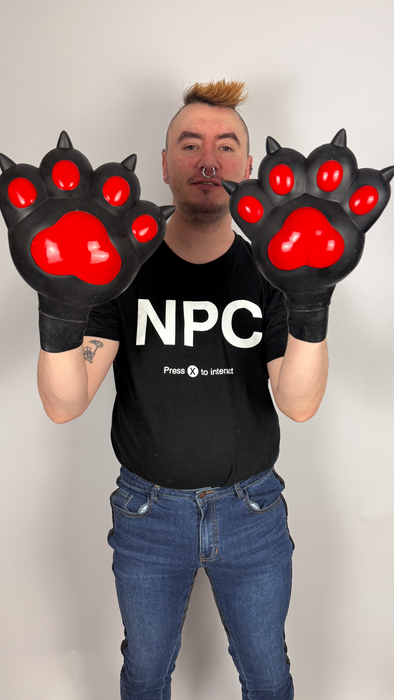 Red Inflatable Paws (pumpland)