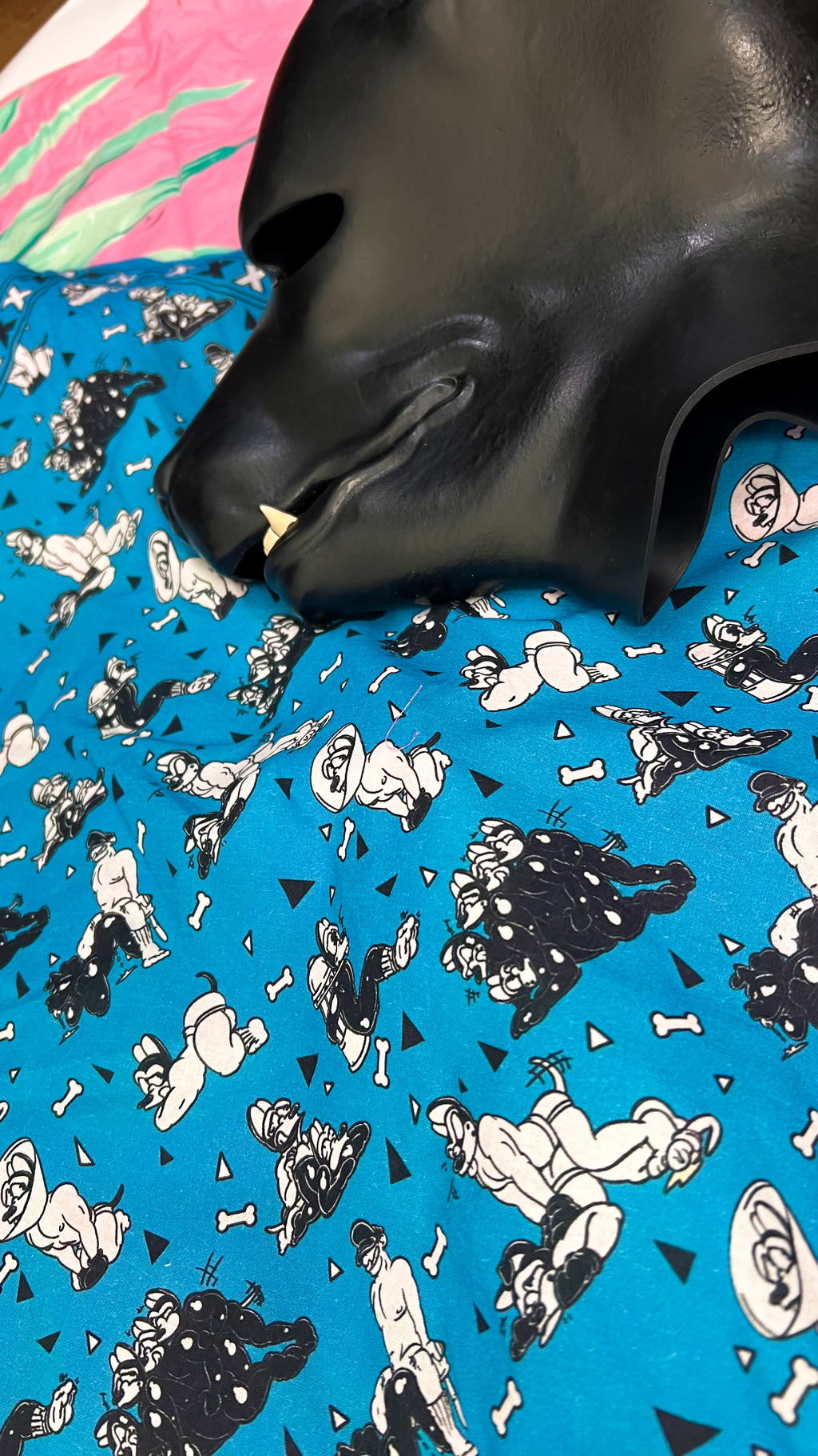 Rubber Puppy Bandana (Blue)
