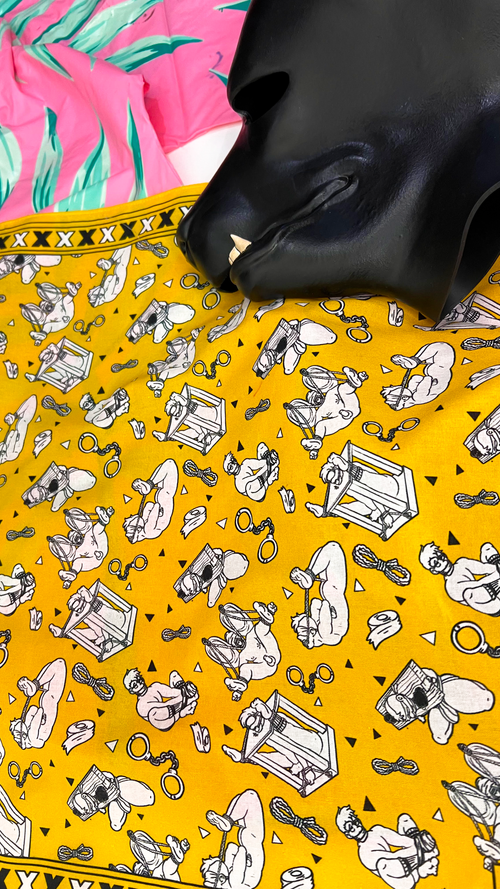 Bondage Boy Bandana (Yellow)