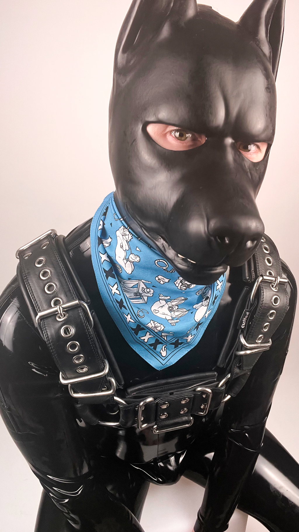 Bondage Boy Bandana (Blue)