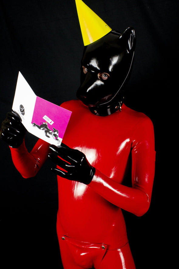 Rubber Dog Greeting Cards