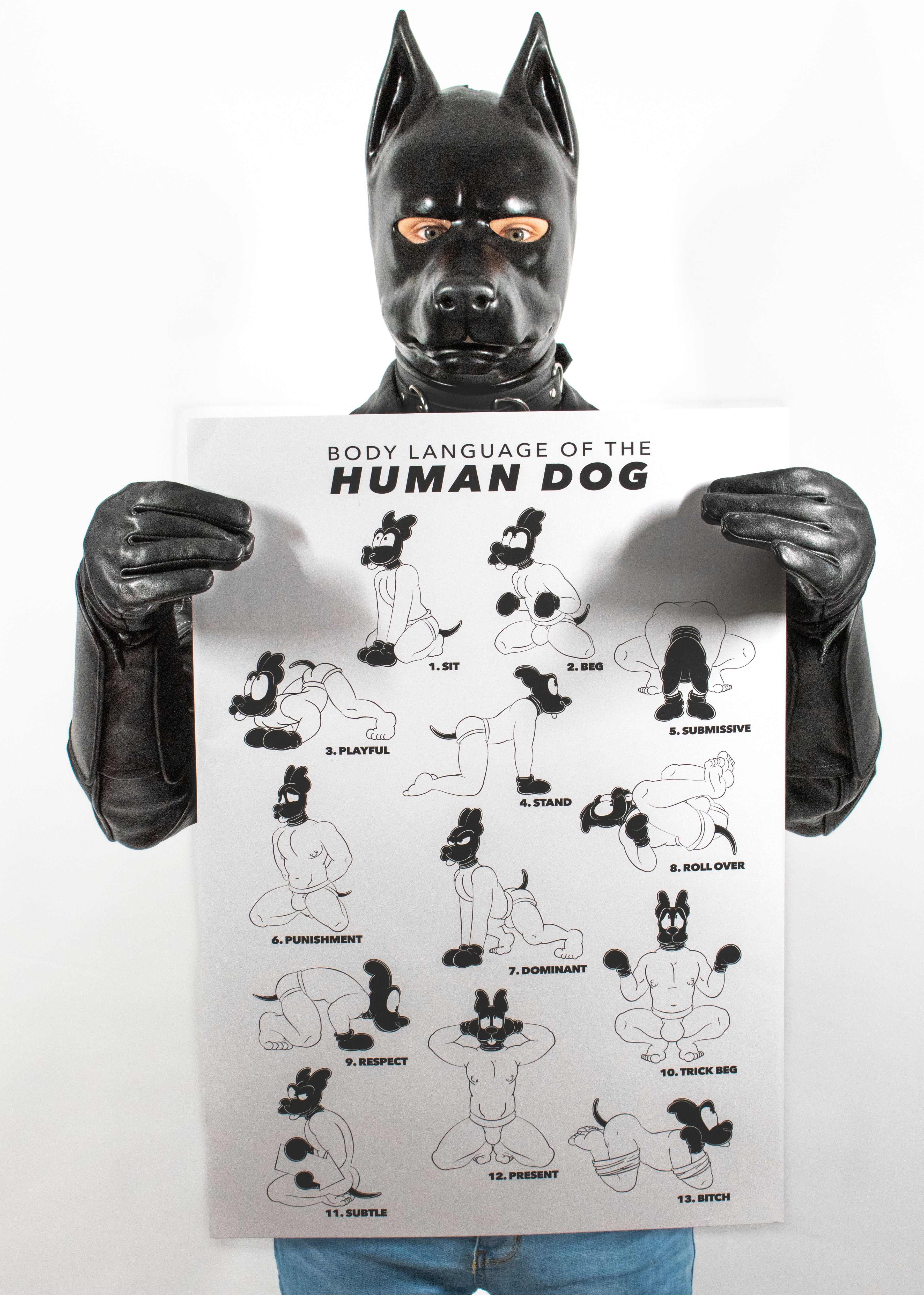 Body Language (A2 Print) (White)