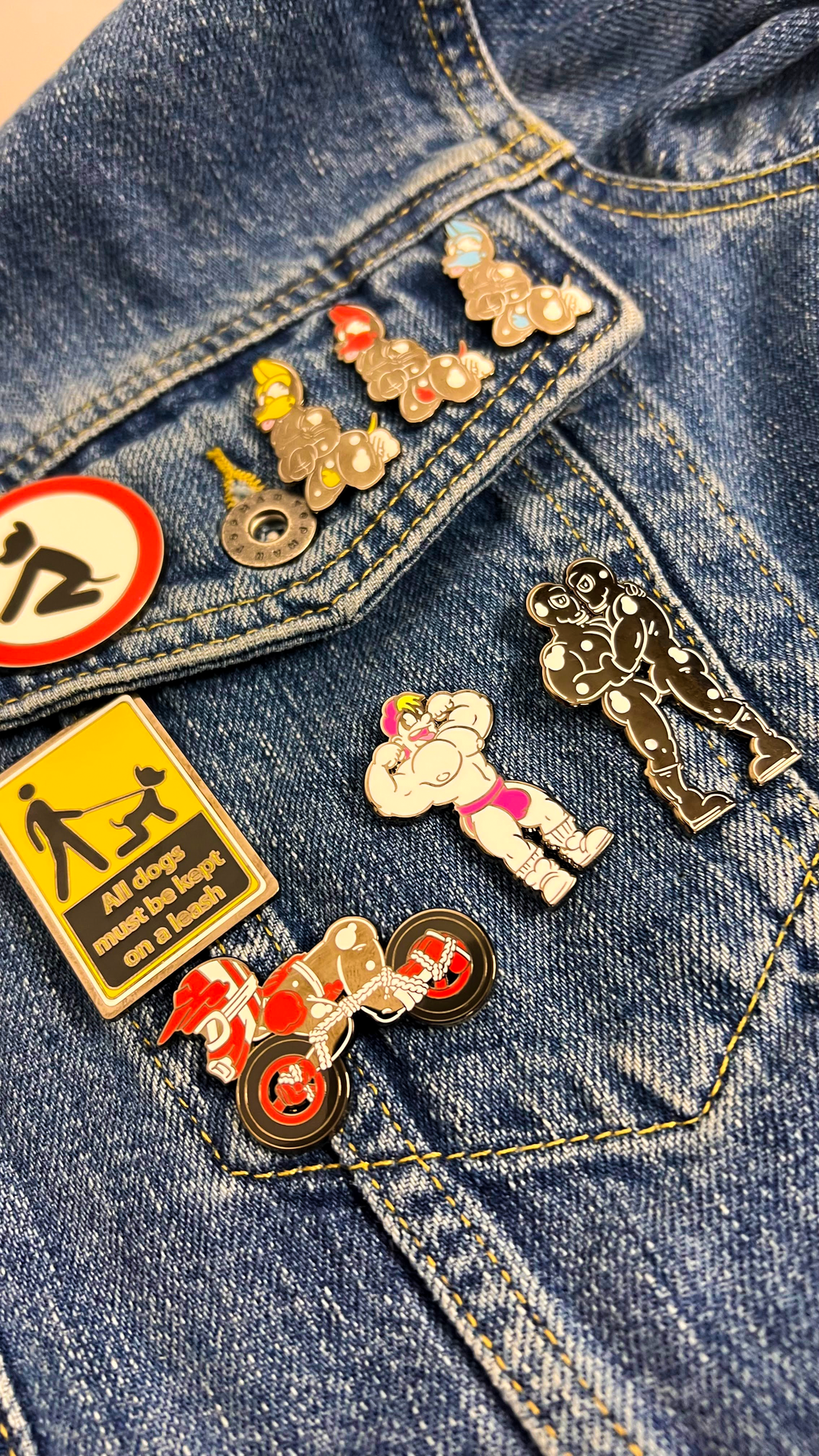 Himbo Enamel Pin (BLUE)