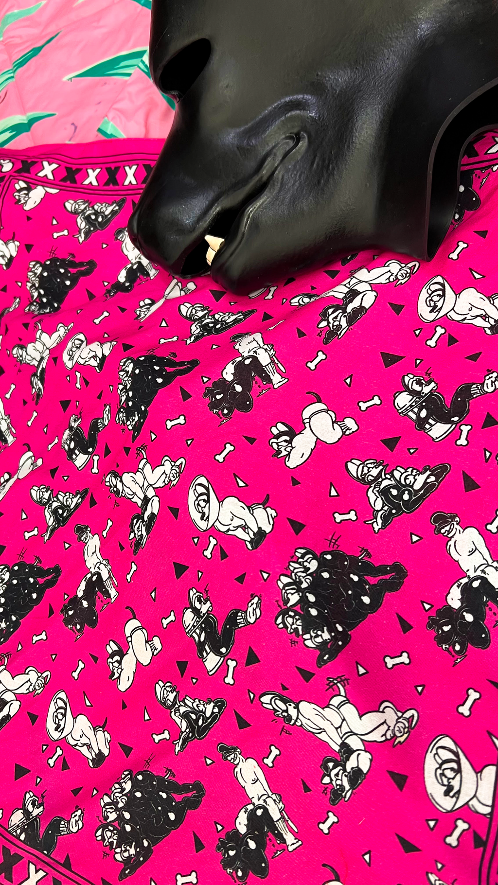 Rubber Puppy Bandana (Pink)