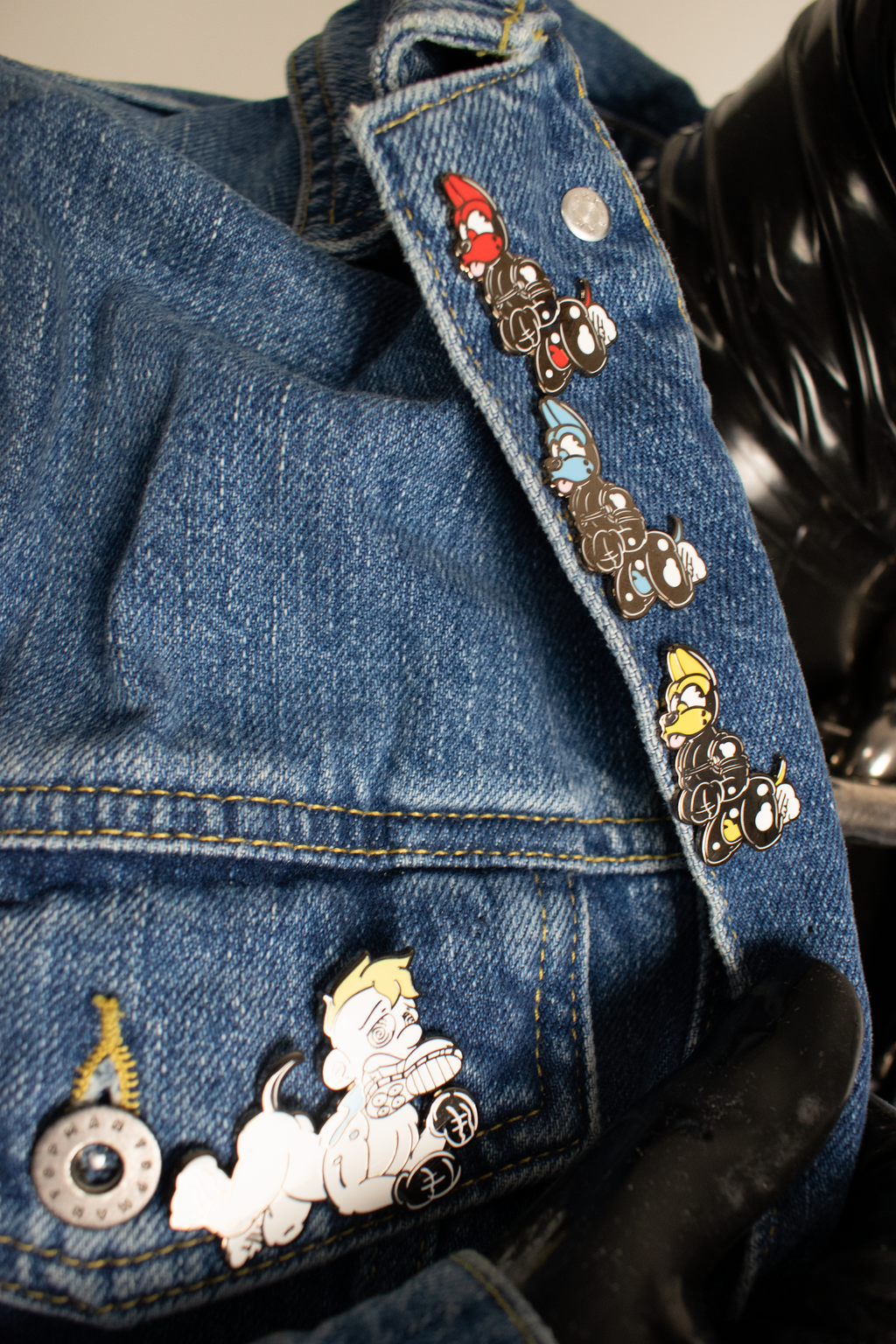 Biker Boy Enamel Pin