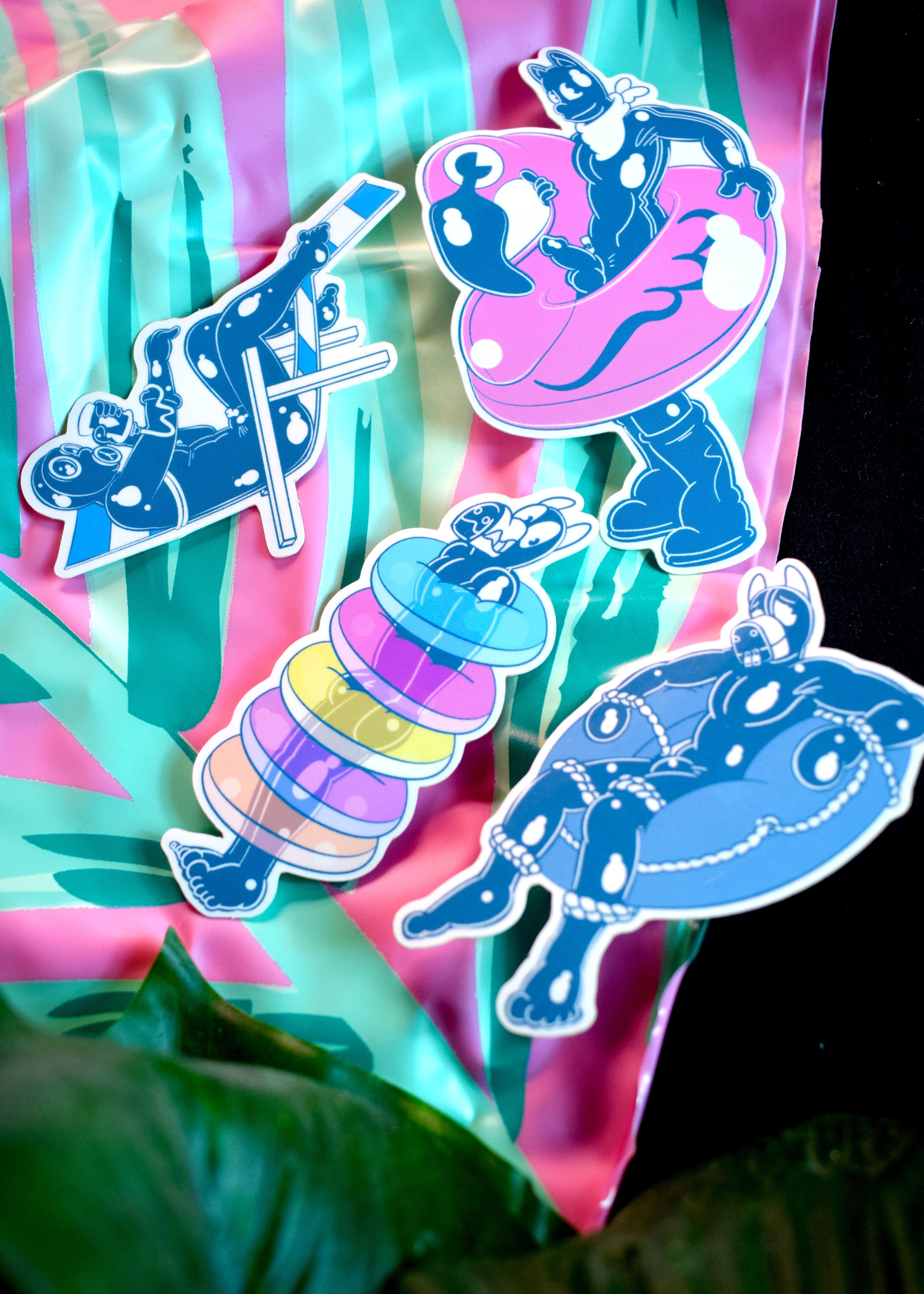 Pool Boy Sticker Pack (4 Pack)
