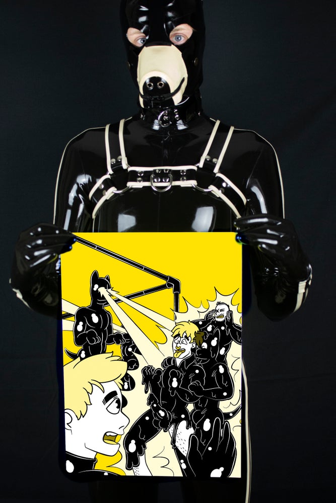 Laser Dogs! (A3 Print)