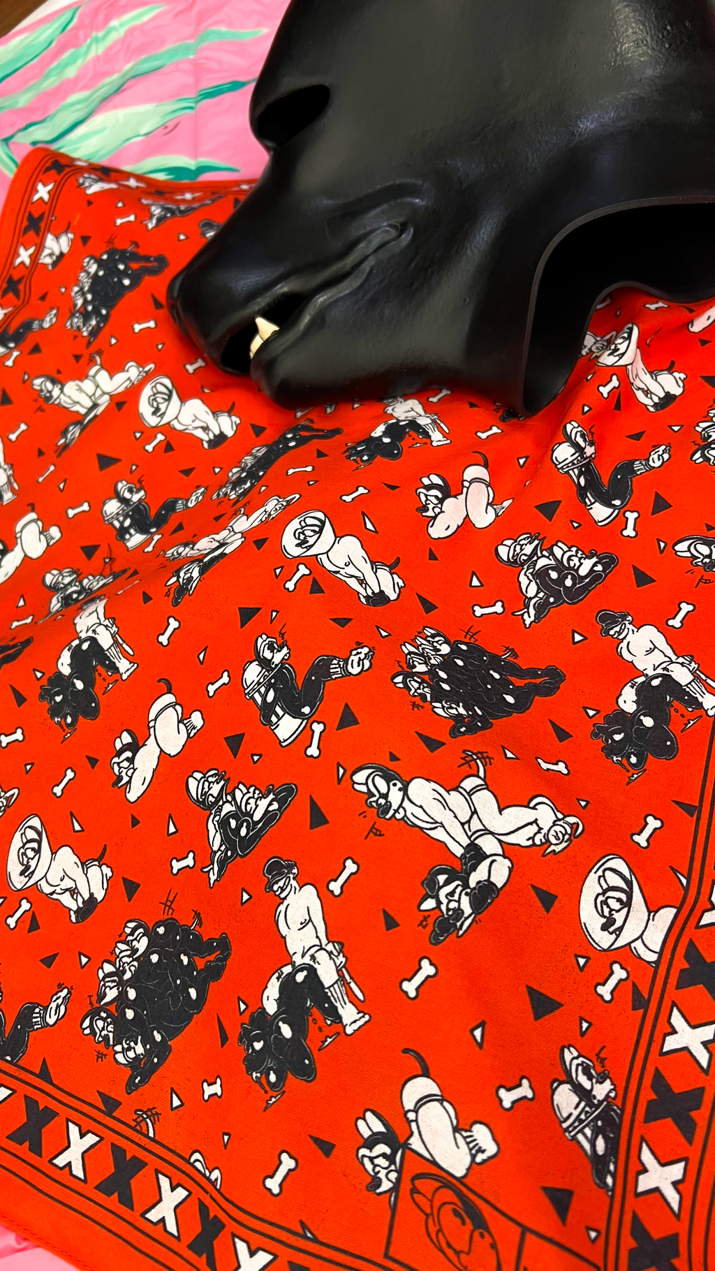 Rubber Puppy Bandana (Red)