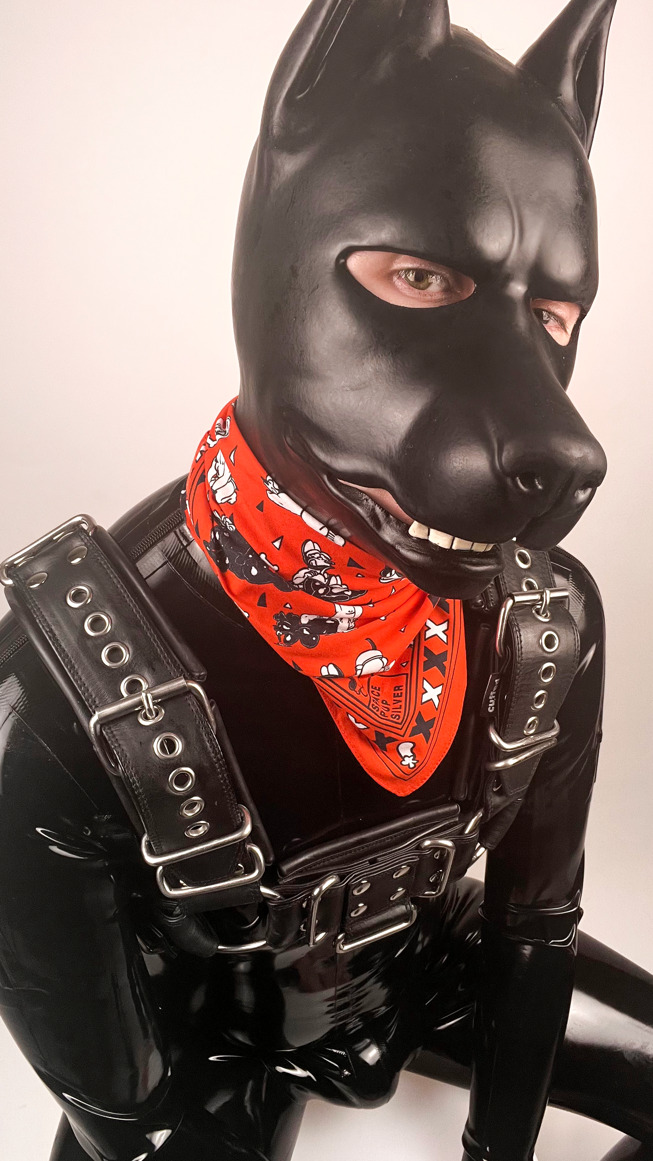 Rubber Puppy Bandana (Red)