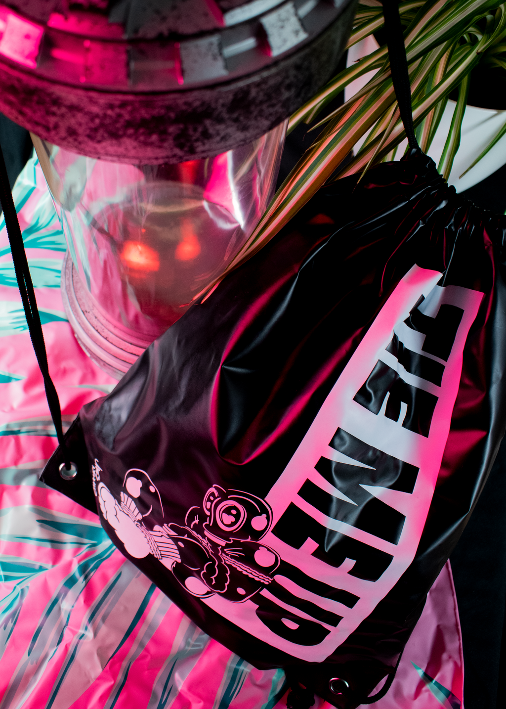 Tie Me Up Bag (PVC Drawstring)