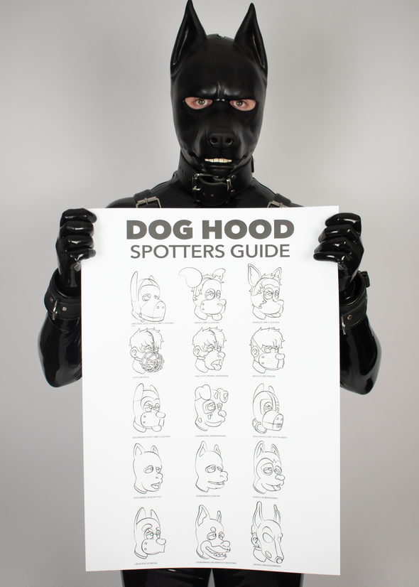 Dog Hood Spotters Guide (A2 Print)